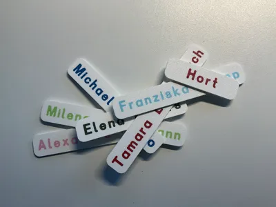 Name tags 60 - 130 mm
