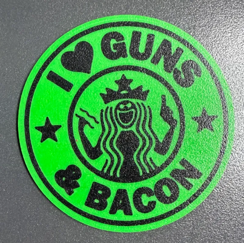 Guns and Bacon Coasters