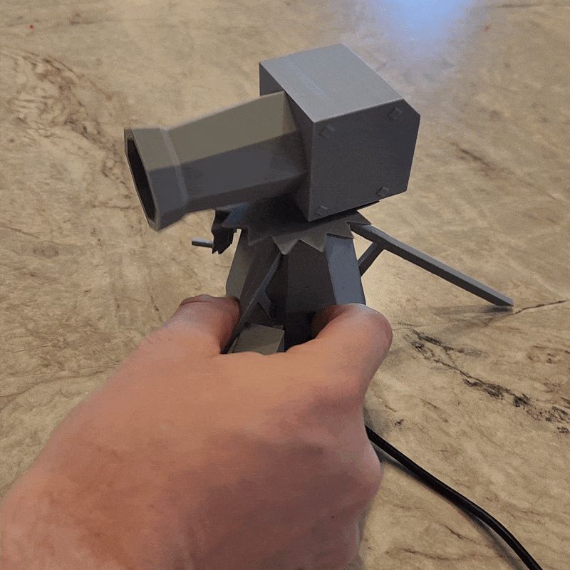 Runescape Dwarf Mini Cannon - Motorized Ver 2.0