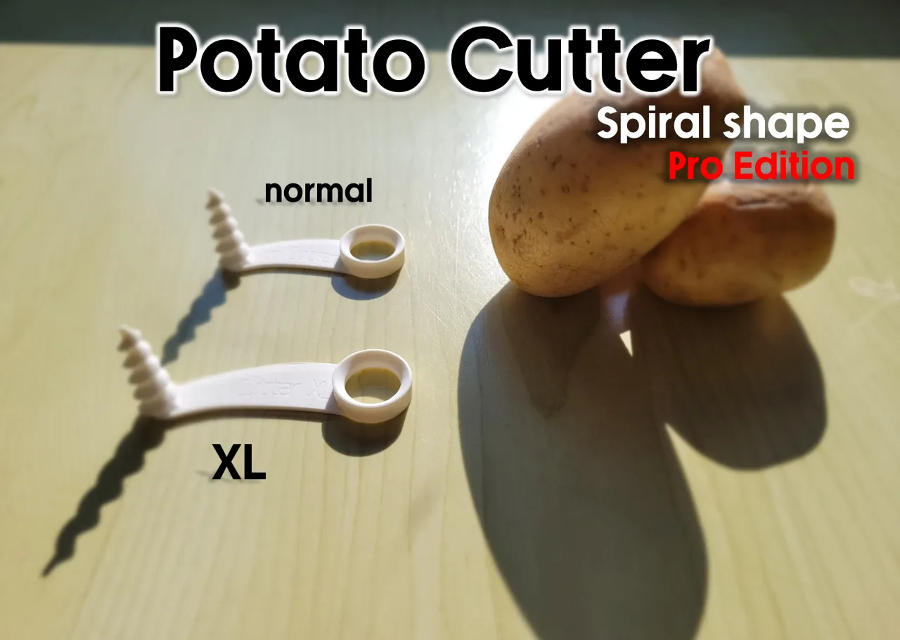 Potato Cutter - spiral shape - Version 2.0 view 3