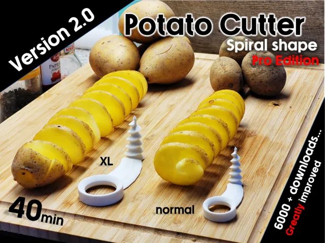 Potato Cutter - spiral shape - Version 2.0