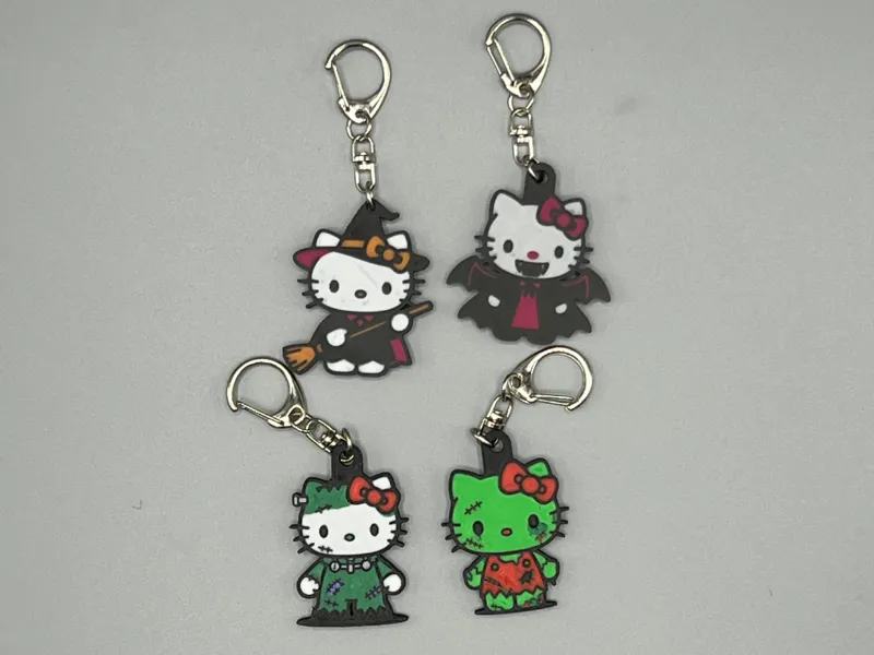 Halloween Hello Kitty Keychains