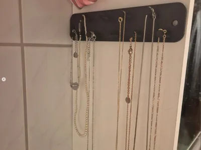 Jewelry Organizer for 9 Chains (Wall-mounted)