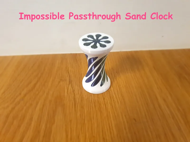 Impossible Passthrough Sand Clock Fidget