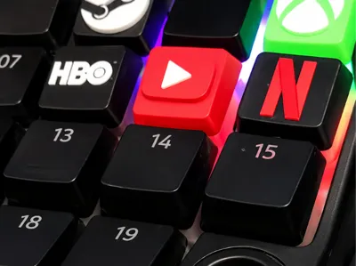 Youtube Keycap button for Razer Tartarus V2