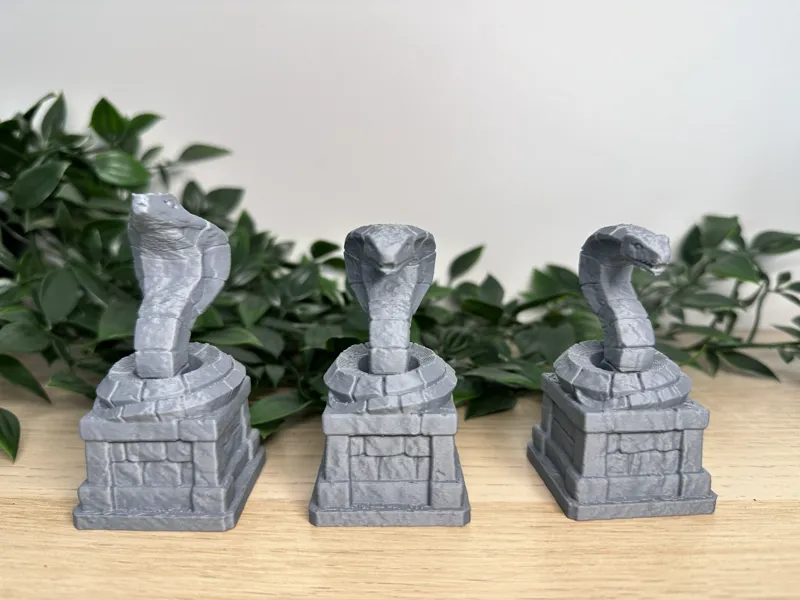 Ancient Serpent Statues