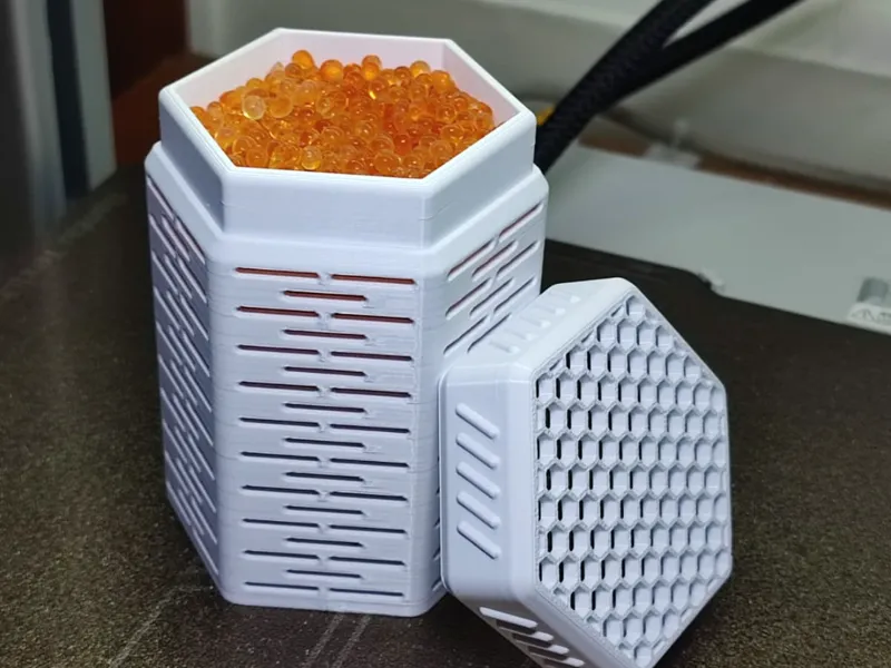 Silica gel box essiccante esagonale