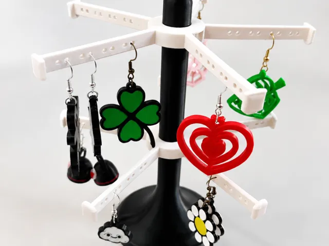 Stackable Earring Display (and it Spins!)
