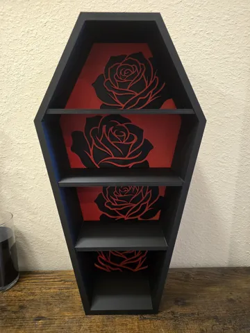 Caja o estuche: Rose Coffin Display Case — vista de referencia 3