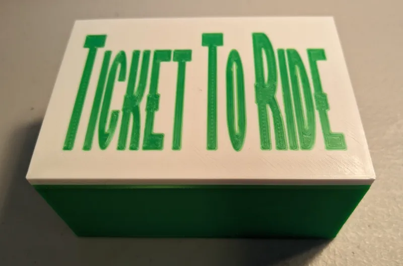 Train Box with Lid