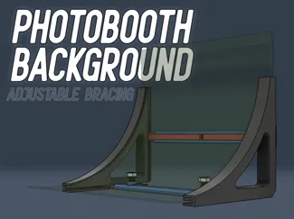 Photo Background Bracket (with adjustable braces)