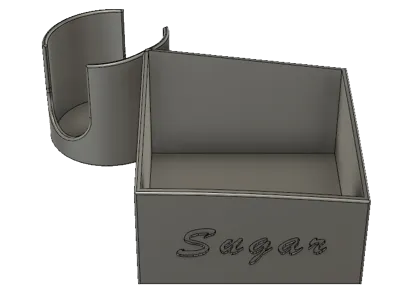 Cupholder and Sugar Packet Holder