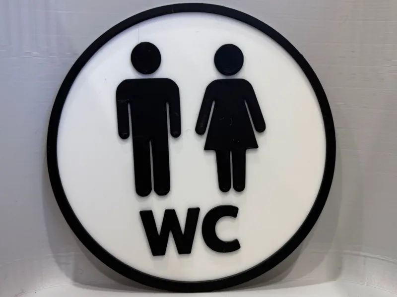 WC Piktogramm m/w