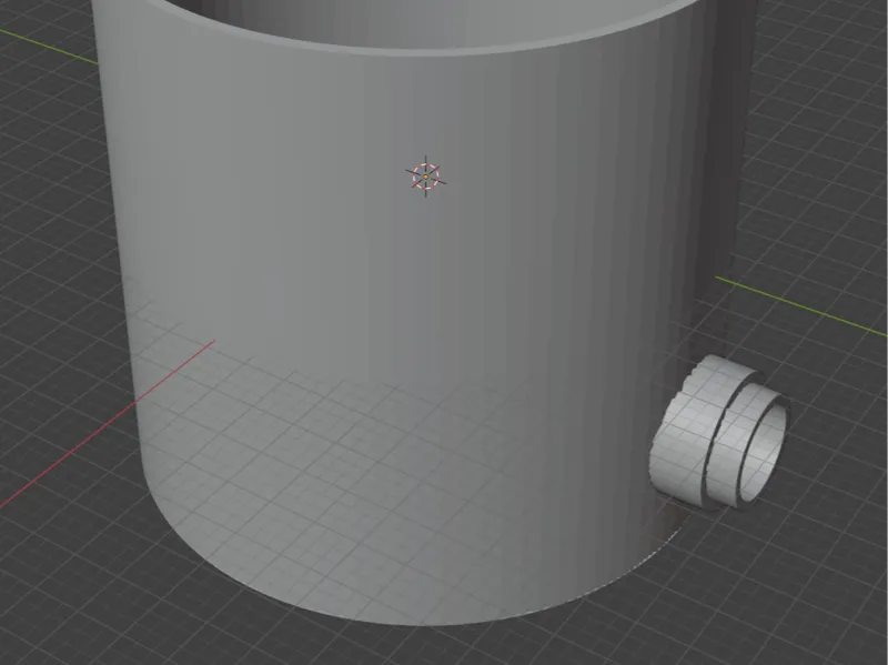 Small Water Tank (Compatible with Pipes)
