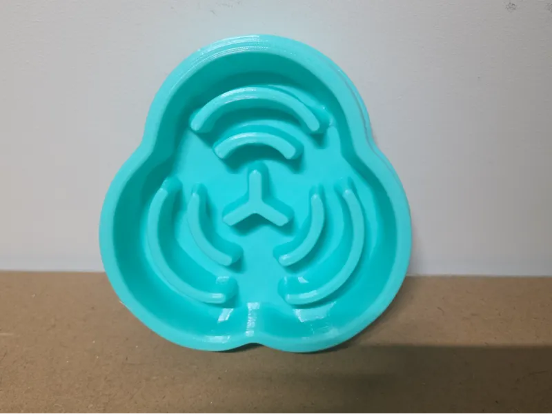 Slow feed dog bowl