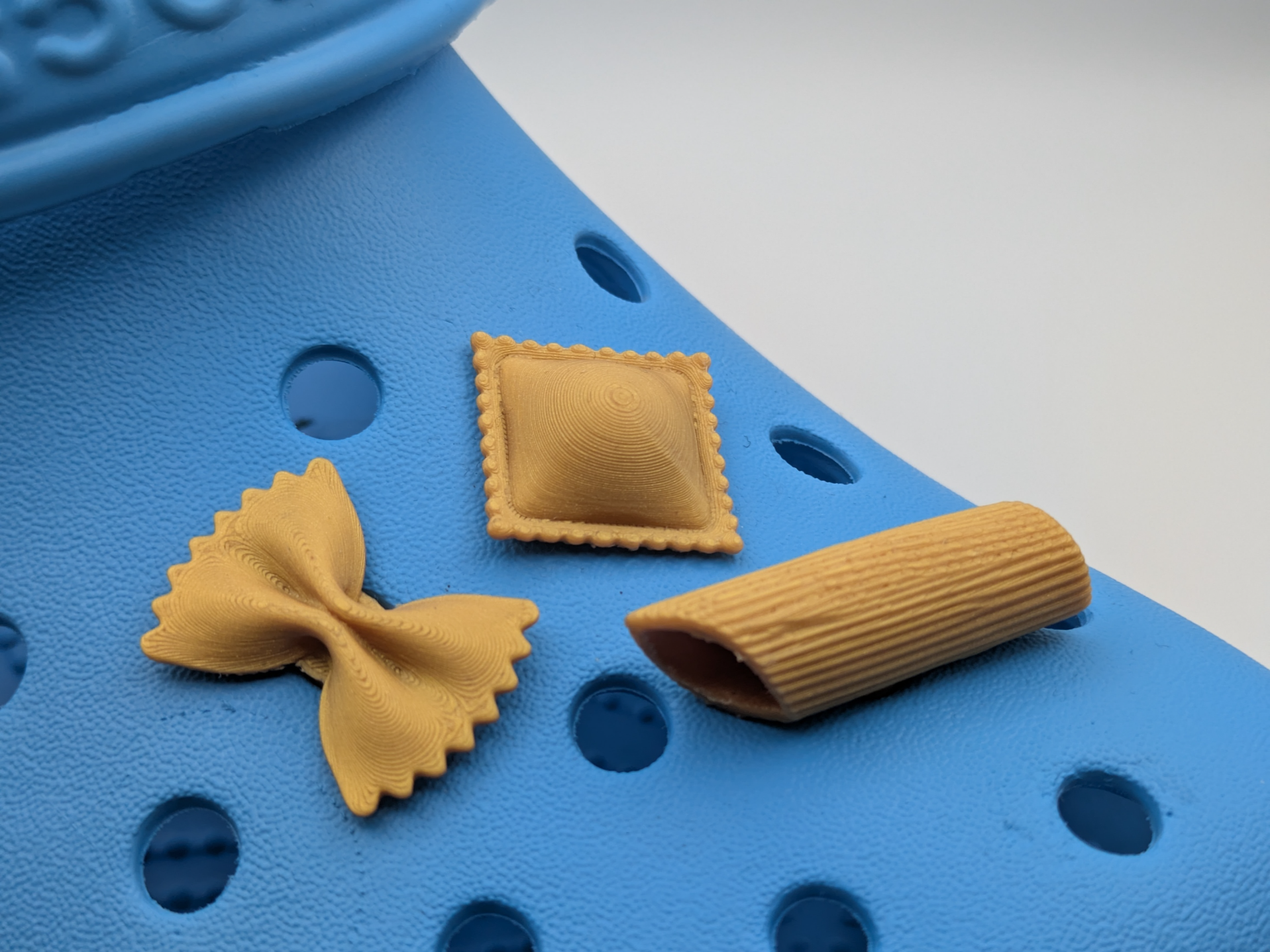 Pasta Croc Charms
