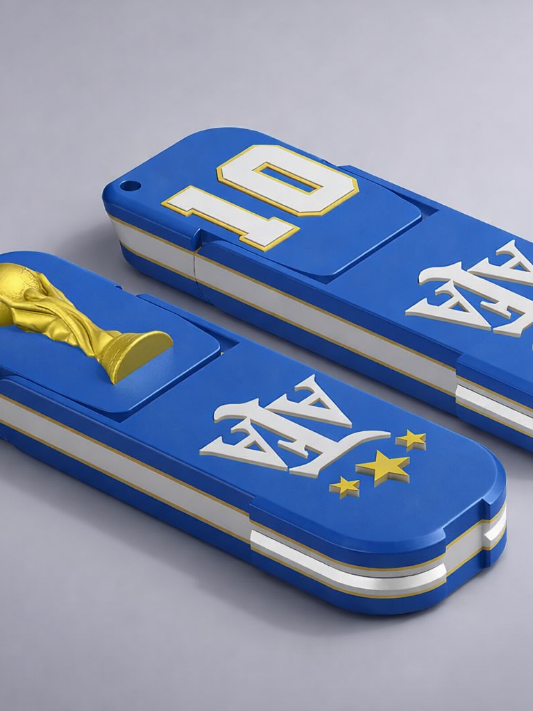 Llavero soporte de celular Argentina — imagen 3 de impresión 3D