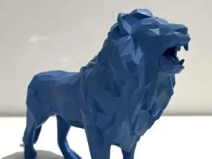Lion low poly 3D