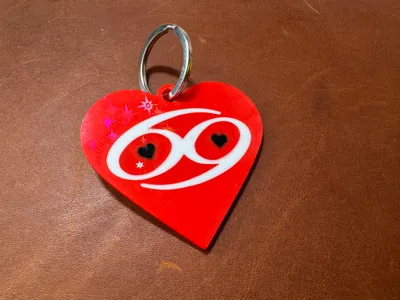 Infinity Heart Keychain