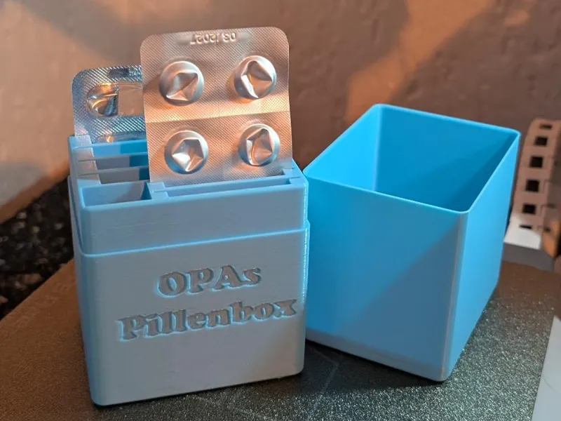 Reise Pillen Box