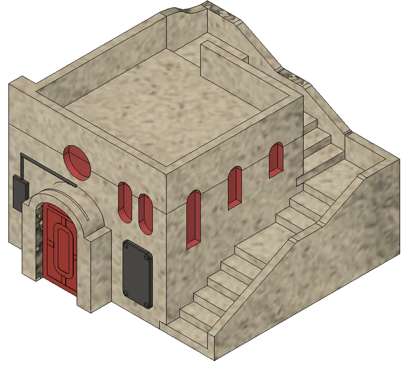 Desert Themed Compact House