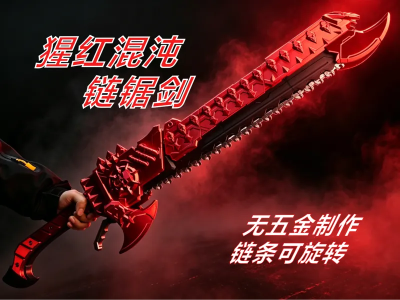 猩红混沌链锯剑