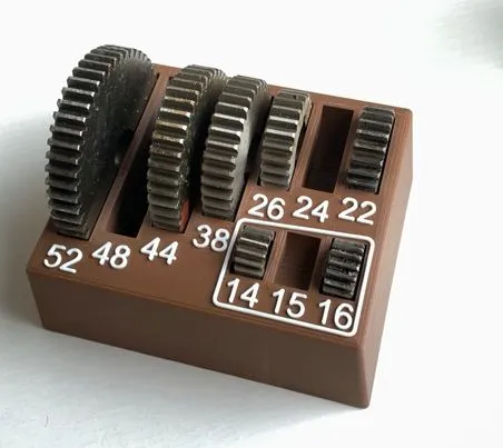 Change gear holder for PM-1236 or CQ6230A lathes