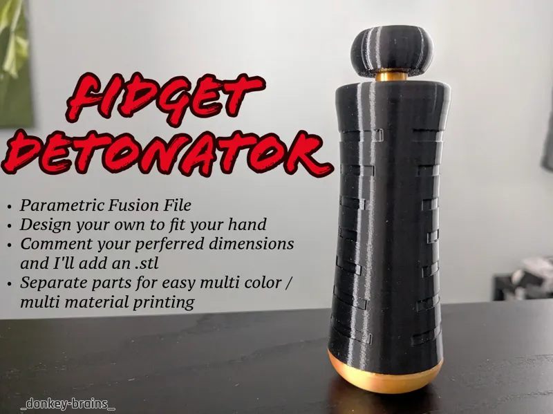 Fidget Detonator (Parametric)