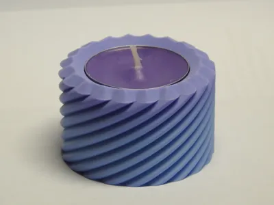 Tealight Holder Spiral
