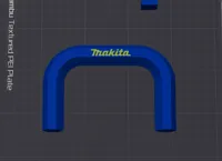 Handle with logo.