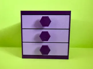 Puderschrank / Micro-drawer powder