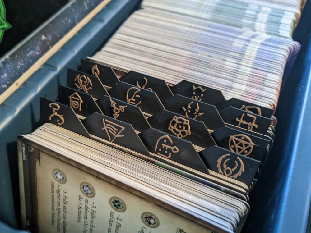 Arkham Horror LCG Card Dividers - Free 3D Print Model - MakerWorld Arkham Horror LCG Card Dividers - Free 3D Print Model - MakerWorld