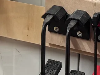 Track Saw Guide Rail Clamps - Wall Mount / Holder