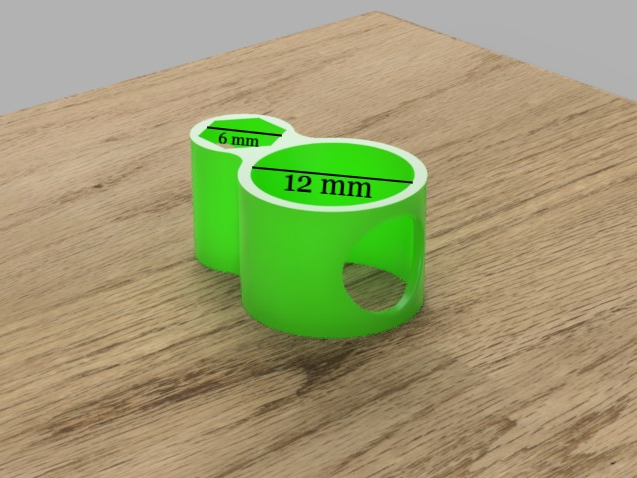 Single Hex Standoff Capacitor (12mm) Mount 