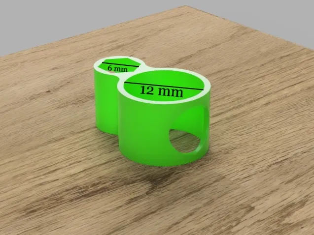Single Hex Standoff Capacitor (12mm) Mount 