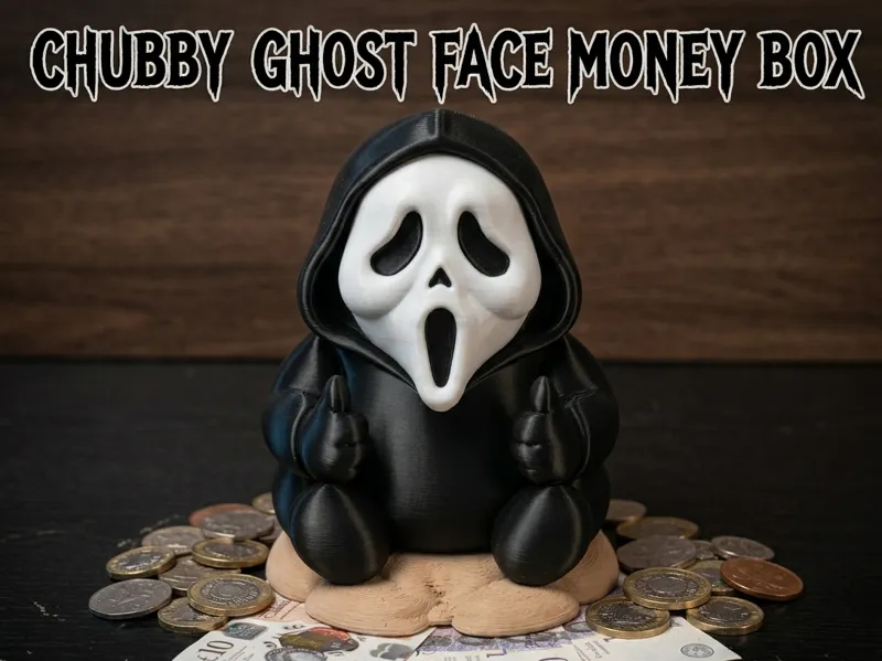 Chubby Ghost Face Money Box 