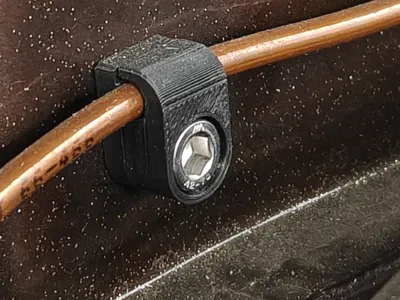 Low profile 3/16" Brake line holders