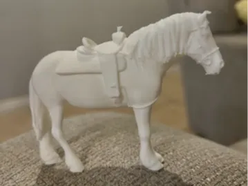 Clydesdale Horse Model Statue