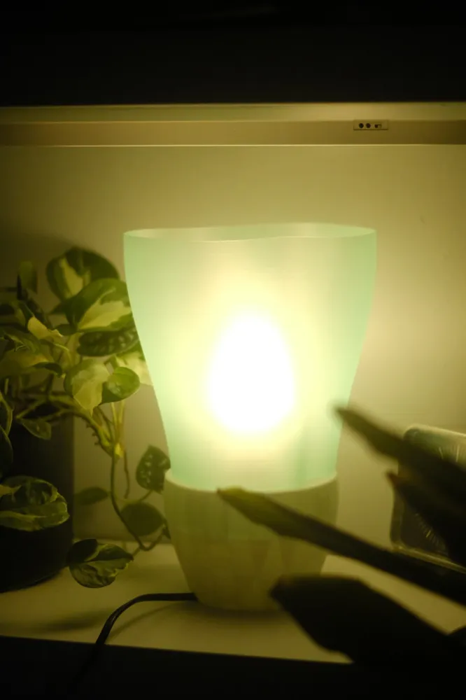 Flowing Lamp. E14 mount Lamp and Lampshade by Abstractia Design ...