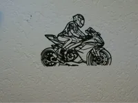 Motard sur sa moto — photo 1