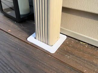 Downspout Deck Flange