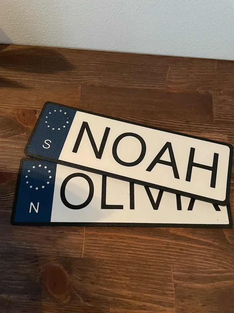 Personalized License Plate / Name Plate