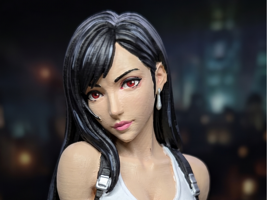 Nibel Fighter - Hand-Painted Anime Bust