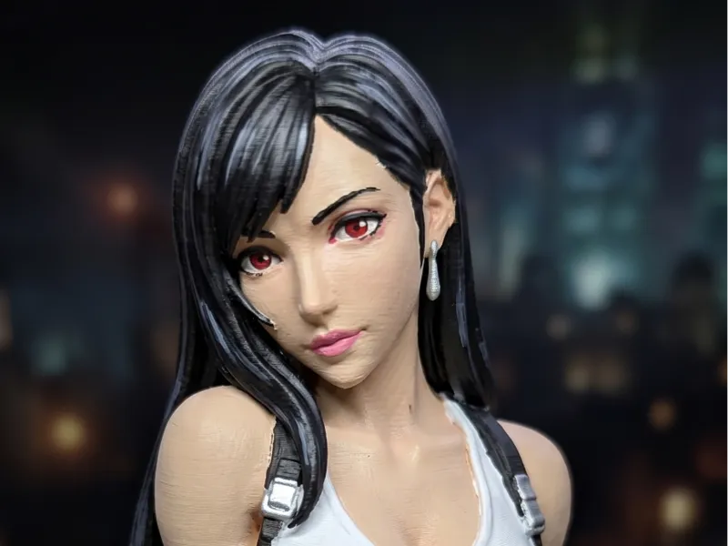 Nibel Fighter - Hand-Painted Anime Bust