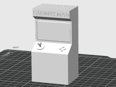 Cabinet Man Arcade Game (Lemon Demon)