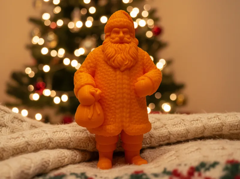 Knitted Santa Claus