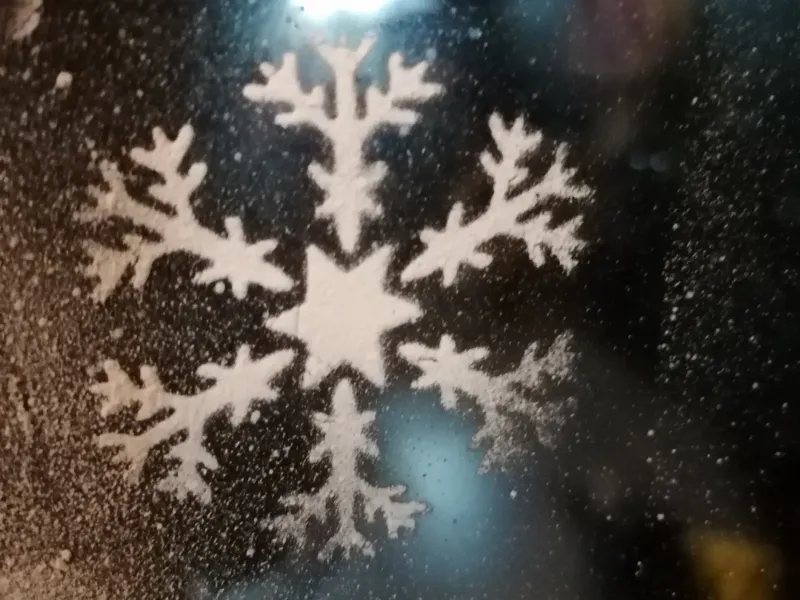 Wiederverwendbare Fenster Weihnachts Schablone 4