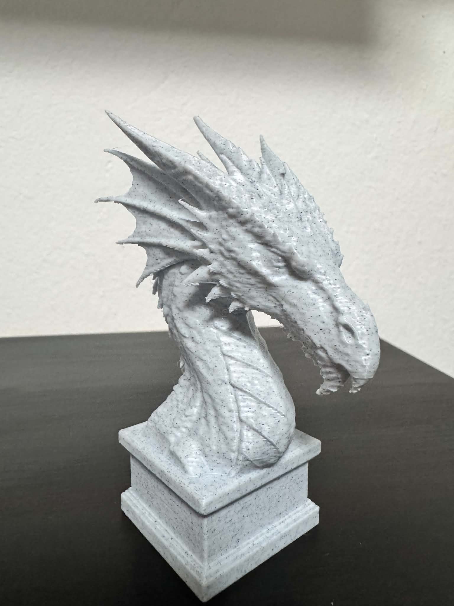 Dragon Statue – Epic Fantasy Sculpture - Free 3D Print Model - MakerWorld