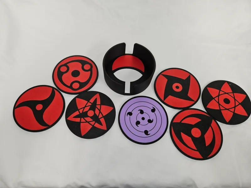 Mangekyō Sharingan Coasters