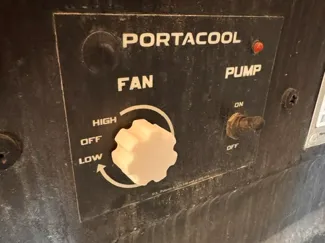 Portacool fan speed knob